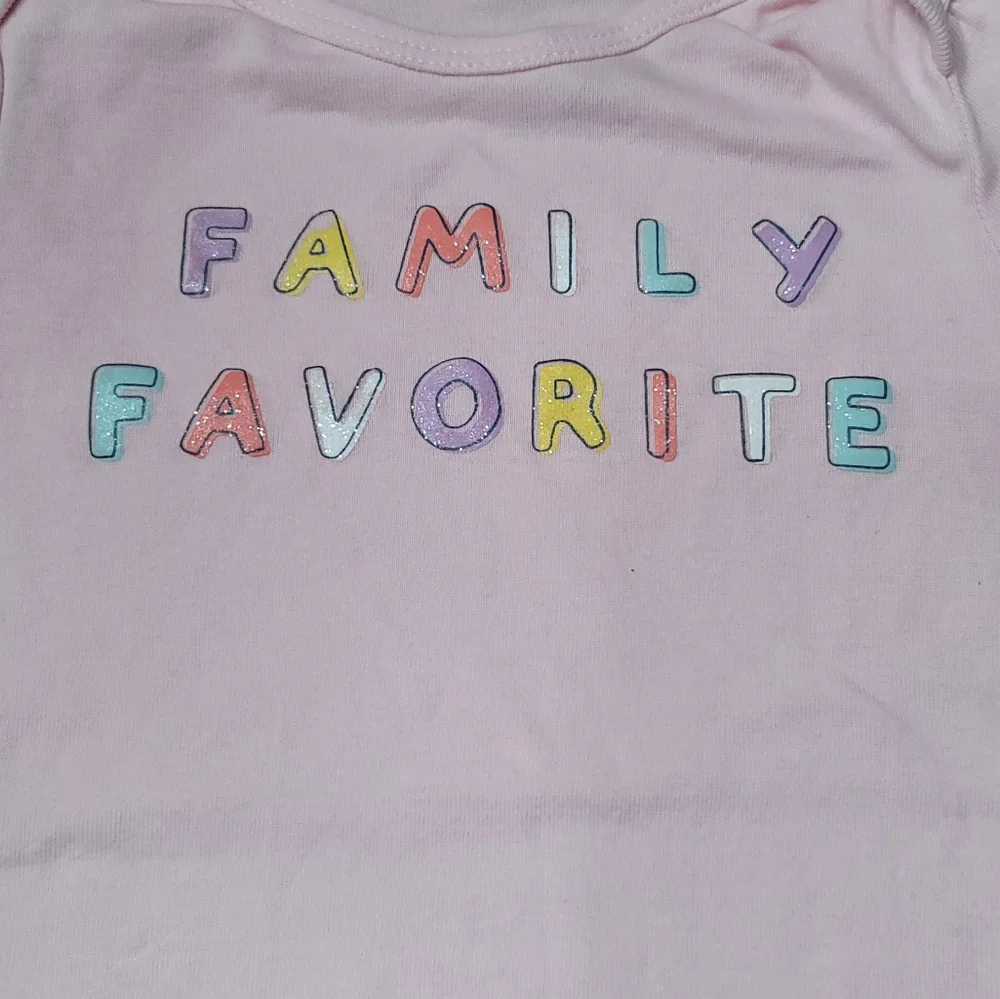 Carters Pink Family Favorite Onesie